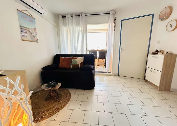 Appt 2 Pieces 4 Couchages Cap D'agde Ct045-291